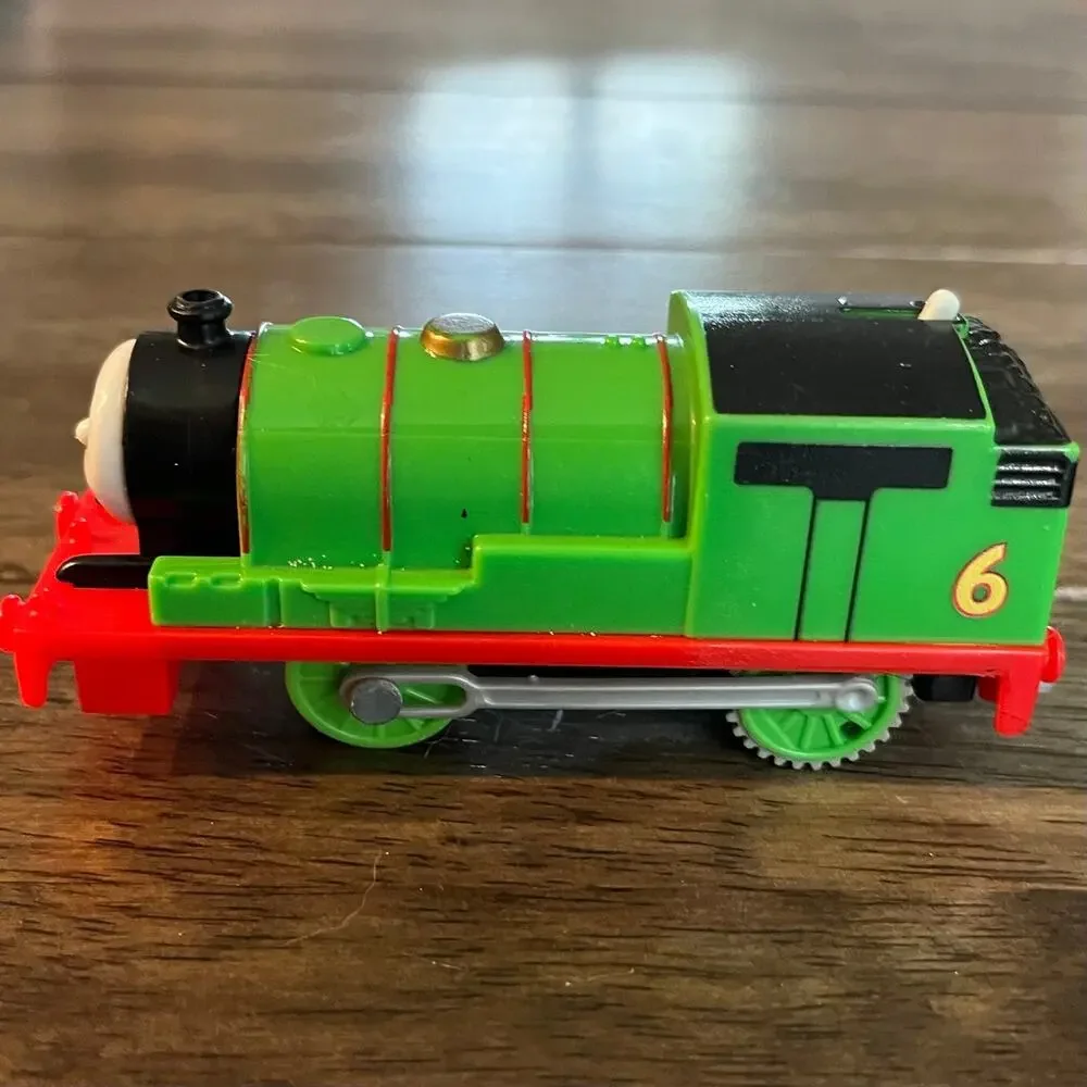 Trackmaster Thomas & Friends 2013 Percy Motorized Train Engine Gullane #6 Green